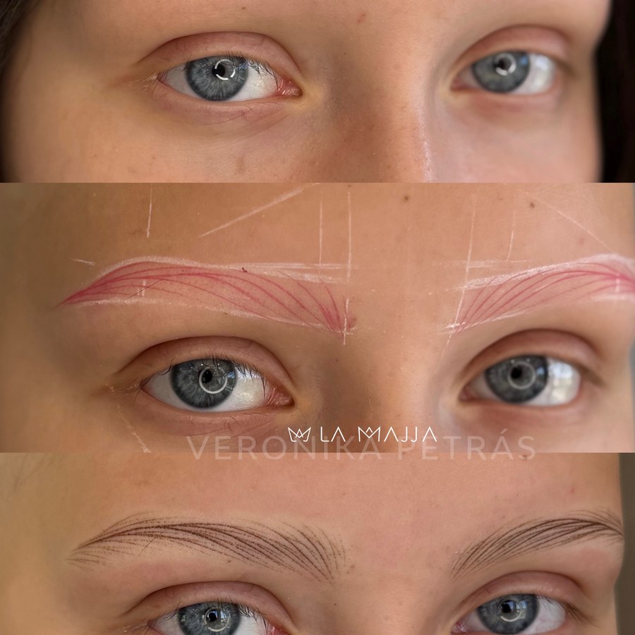 Resultado de micropigmentación de Verónika Petras
